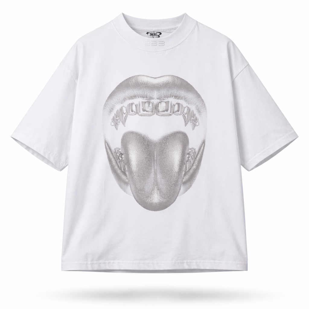 Remera Silver Tongue Blanca