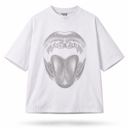 Remera Silver Tongue Blanca