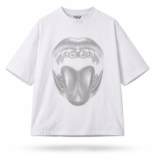 Remera Silver Tongue Blanca