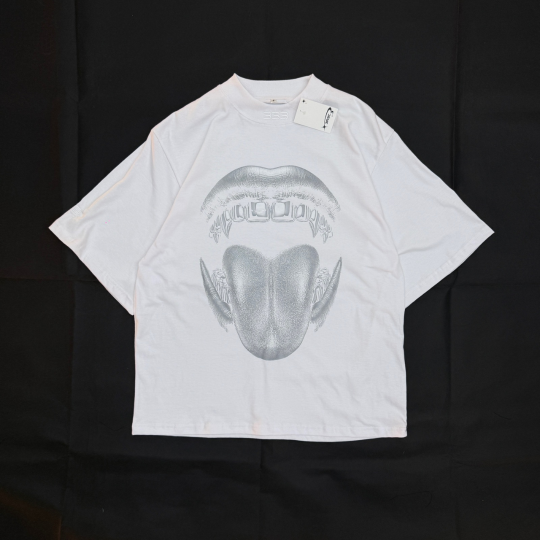 Remera Silver Tongue Blanca