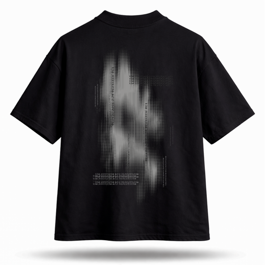 Remera Nuestras Malvinas de Erece Club, vista posterior con mapa de las Islas Malvinas en semitonos
