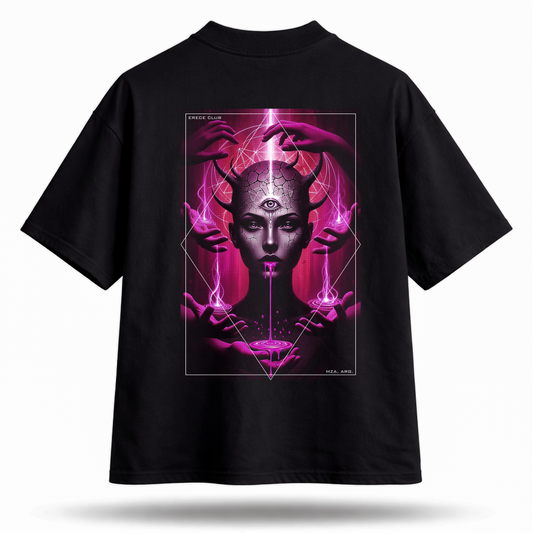 Remera Future Rose de Erece Club, vista frontal